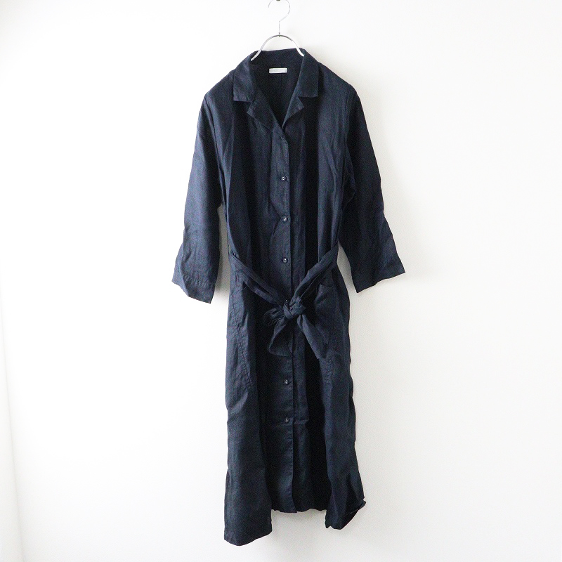 フォグリネンワーク fog linen work リネンベルテッドワンピース