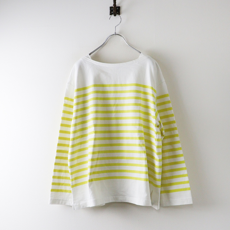 24AW ネストローブ コットンバスクパネルボーダープルオーバー 2024年人気アイテム ネストローブ nest Robe コットンバスク