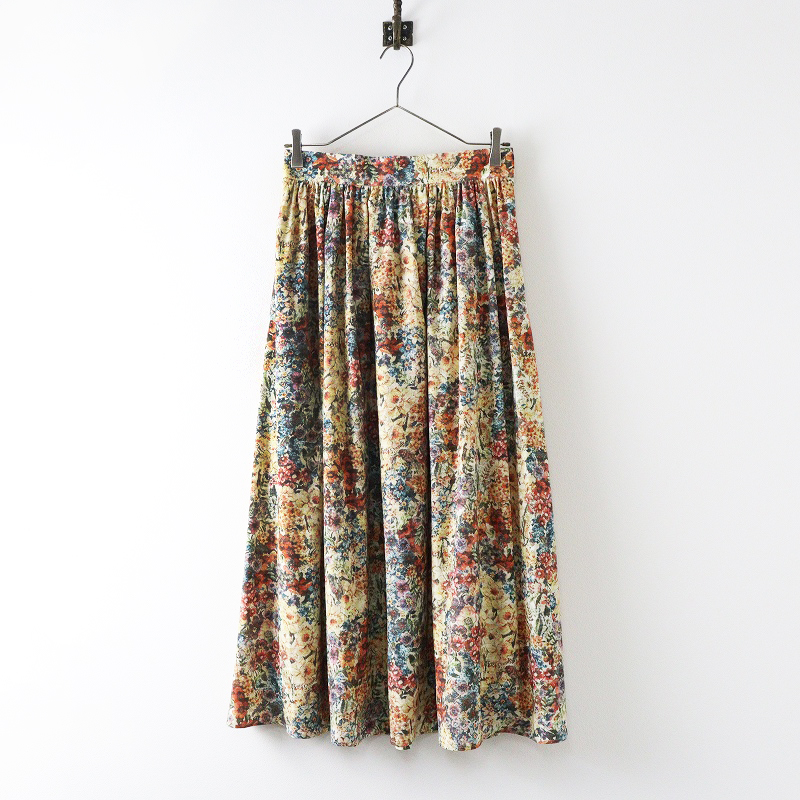 ☆美品☆ロイスクレヨンフレアスカート 2025SS ロイスクレヨン Lois CRAYON モザイクフラワー フレア