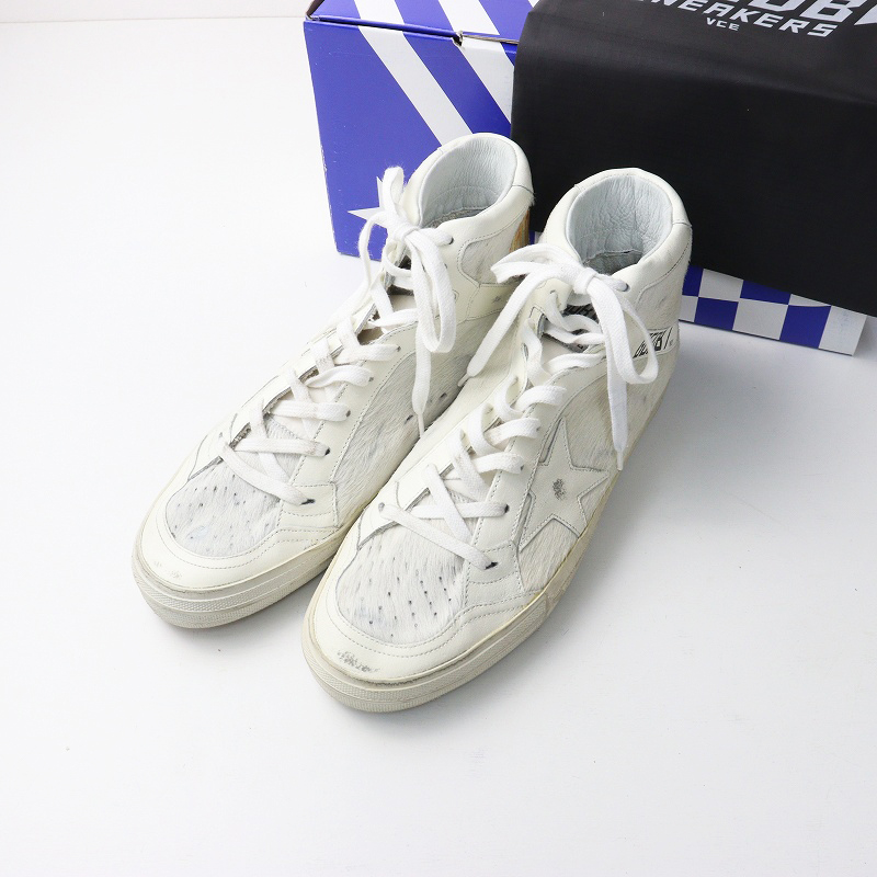 ゴールデングース スニーカー ホワイト 38 メンズ 極美品 ゴールデングース GOLDEN GOOSE SNEAKERS 2.12