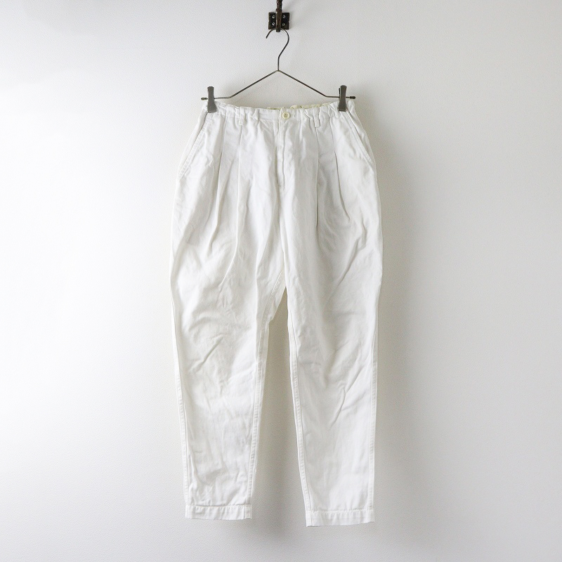 ゴーシュ　カツラギテーパードパンツ　美品　¥25300 期間限定価格】定価25300円 ゴーシュ カツラギ タックテーパード