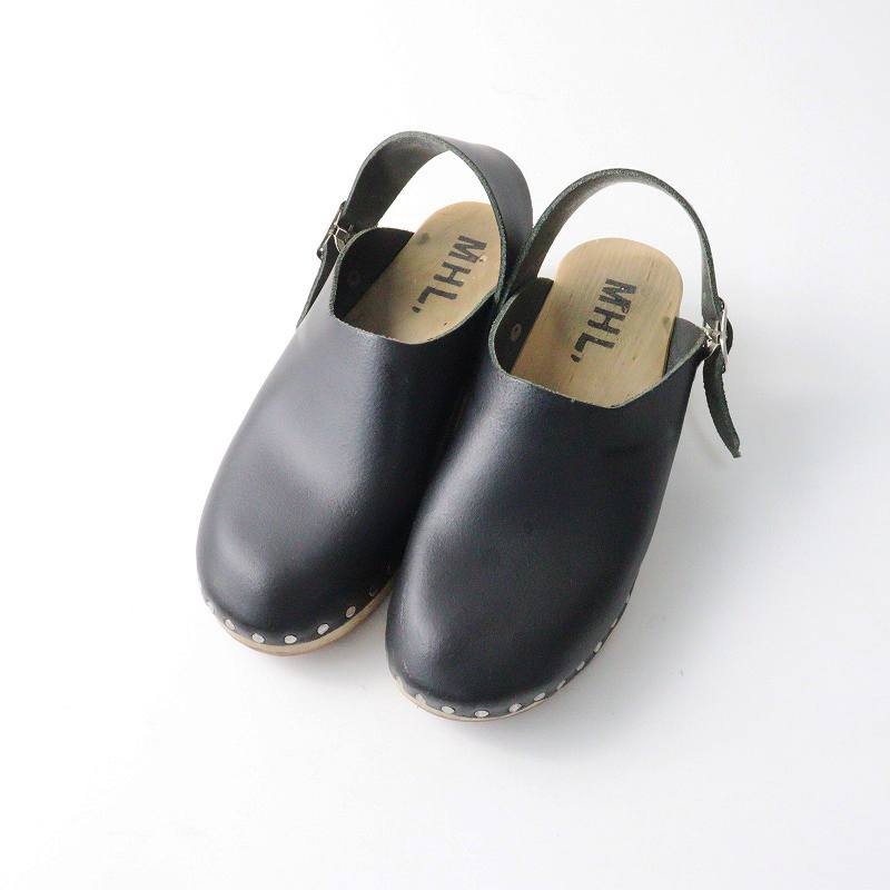 美品 マーガレットハウエル イタリア製 プレミアムライン レザーシューズ モンク 美品 マーガレットハウエル イタリア製 プレミアムライン レザー