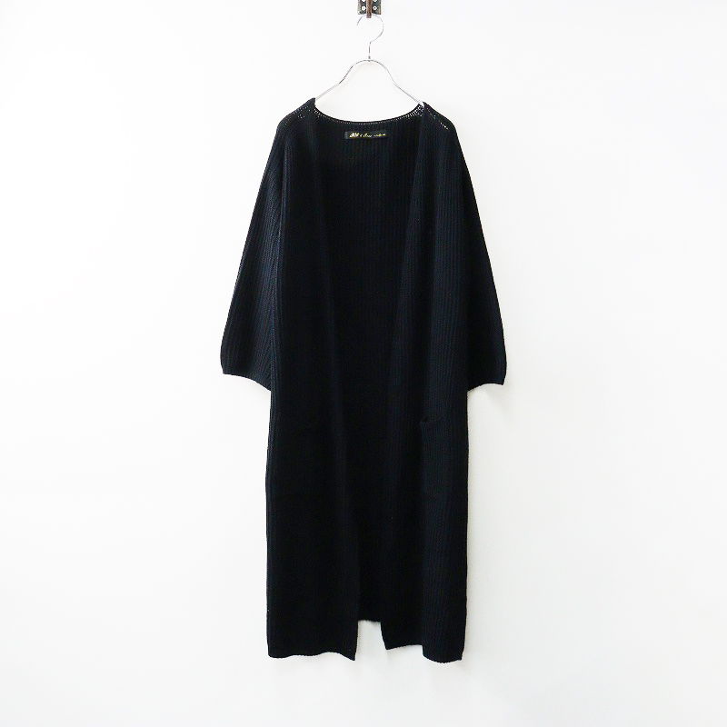 HUG O WAR ハグオーワー　カフェ　長袖T ブラック クロスアンドクロス ハグオーワー クロスアンドクロス HUG O WaR Cloth&Cross