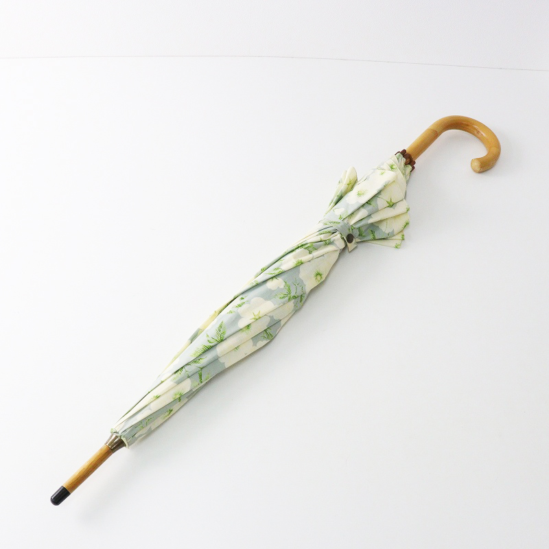 ピンクハウス PINK HOUSE 白い花プリント 日傘 ホワイト┃布製