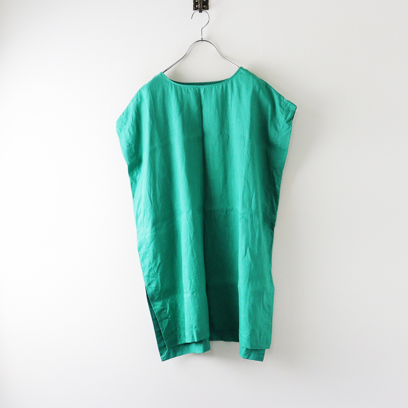 中川政七商店　リネン　チュニックワンピース リネンコットンの重ね襞(ひだ)ワンピース｜衣料品｜中川政七商店