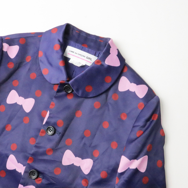美品 AD2019 コムデギャルソンガール COMME des GARCONS GIRL リボン 