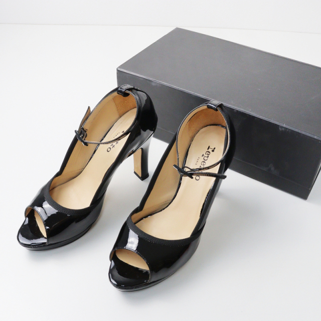 サマーセール】レペット repetto アンクルストラップ オープントゥ 