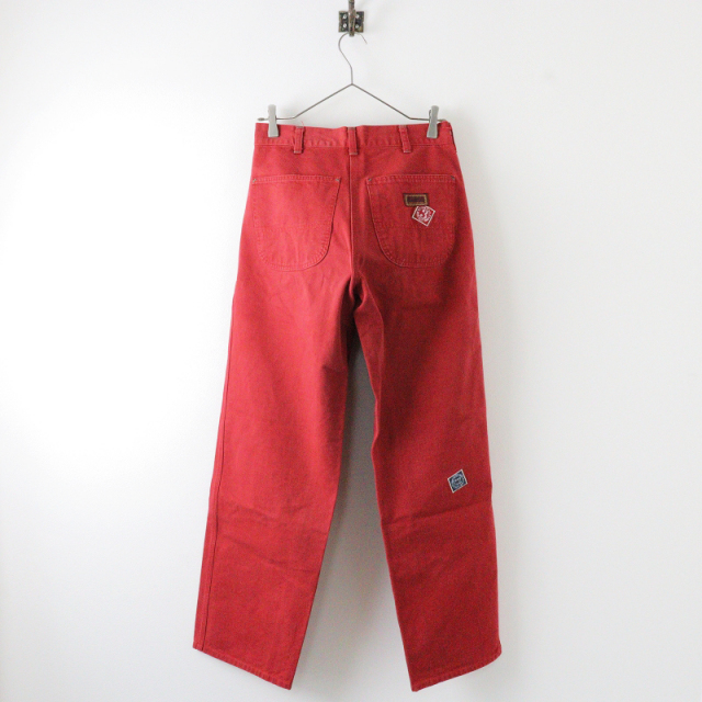 カールヘルム Karl Helmut 切手ワッペン ワークパンツ S/レッド カールヘルム Karl Helmut 切手ワッペン ワークパンツ S/レッド