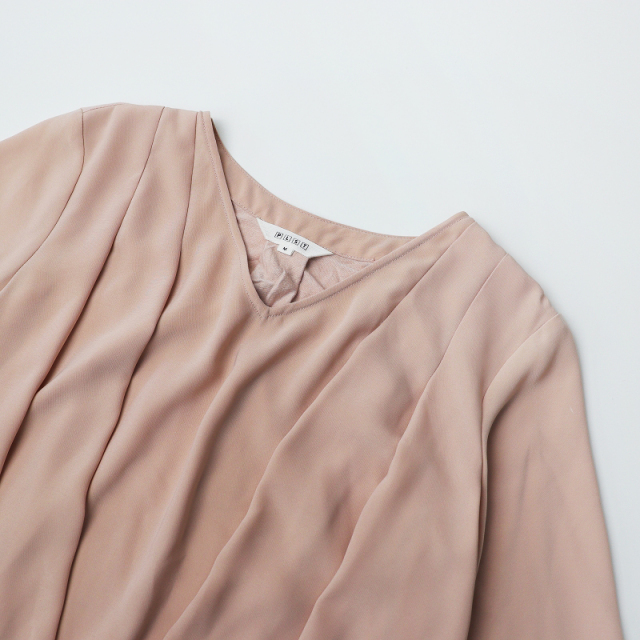 プラステ PLST 異素材ドッキング カットソー ブラウス M/ピンク  