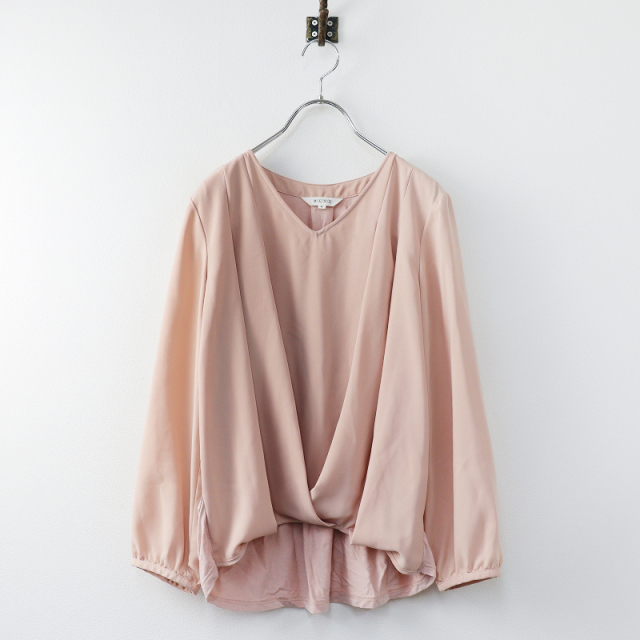 プラステ PLST 異素材ドッキング カットソー ブラウス M/ピンク  