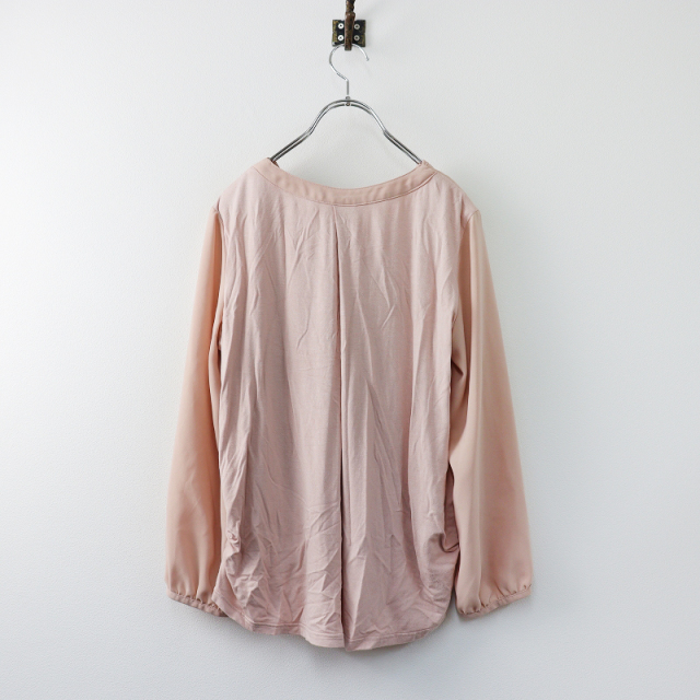 プラステ PLST 異素材ドッキング カットソー ブラウス M/ピンク  
