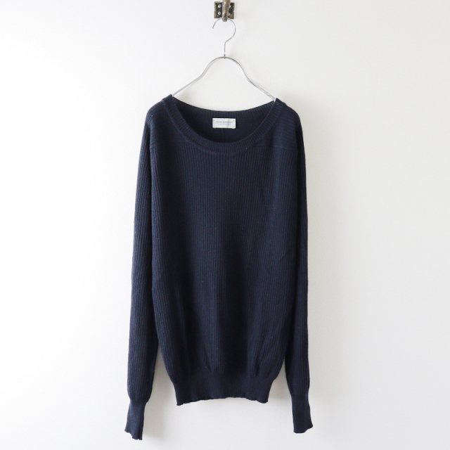 【スプリングセール】ジョンスメドレー JOHN SMEDLEY ウール リブニットプルオーバー XS/ネイビー トップス【2400013667876】 期間限定価格】【スプリングセール】ジョンスメドレー JOHN