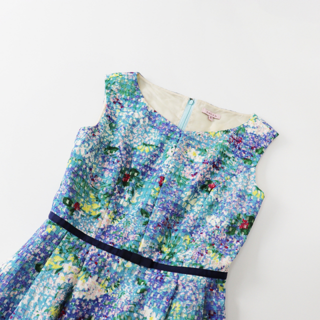 サマーセール】美品 トッカ TOCCA RICHLY シアーチェックフラワー  