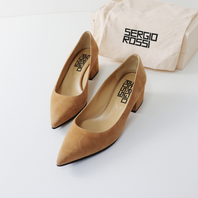 ☆新品☆セルジオロッシ☆激安定価13万9千円！最終価格ベージュ
