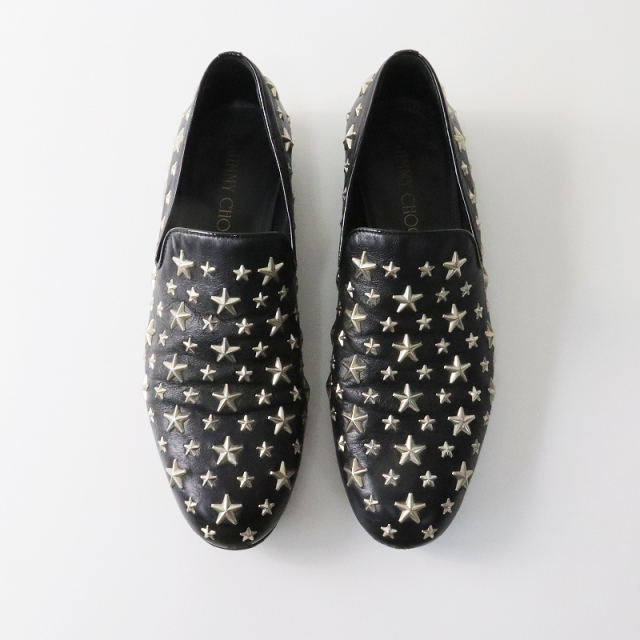 期間限定価格】JIMMY CHOO ジミーチュウ SLOANE スタースタッズ レザー 