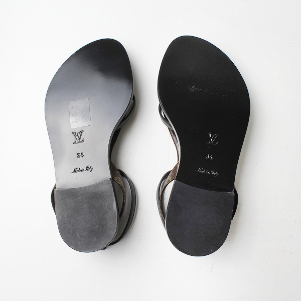 美品】LOUIS VUITTON サンダル 34（美品 Louis Vuitton ルイ ヴィトン  