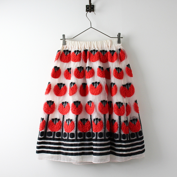 スプリングセール】peu pres プープレ チューリップジャガードフレア  