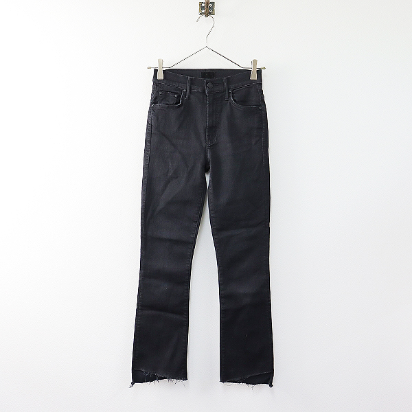 タグ付★マザー ドゥーズィエムクラス★BLACK INSIDER CROP 25 MOTHER BLACK INSIDER CROP 25インチ マザー デニム Deuxieme Classe