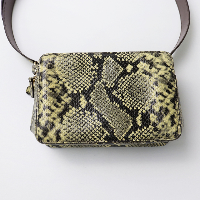 スプリングセール】ヨンファ YONFA パイソン柄 2WAY スクエア  