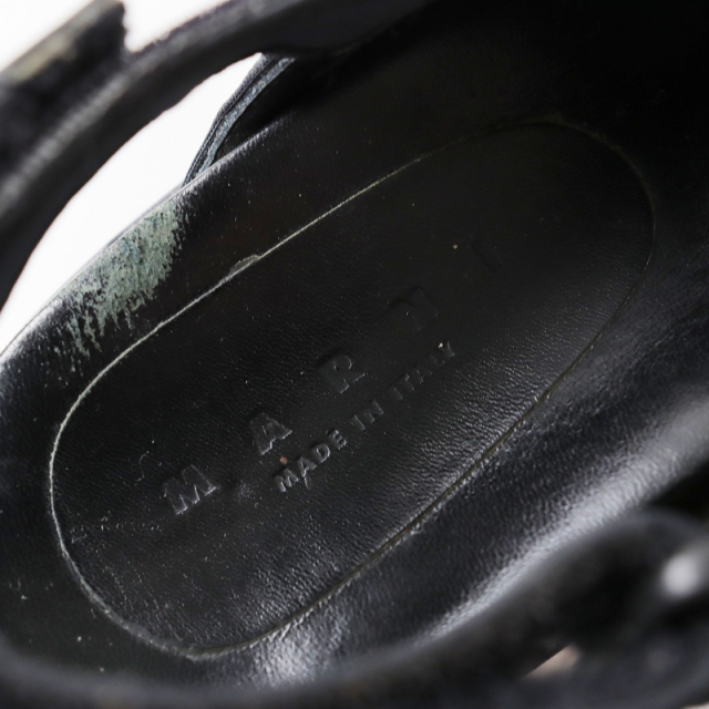 スプリングセール】マルニ MARNI フスベット クリスクロスサンダル 37  