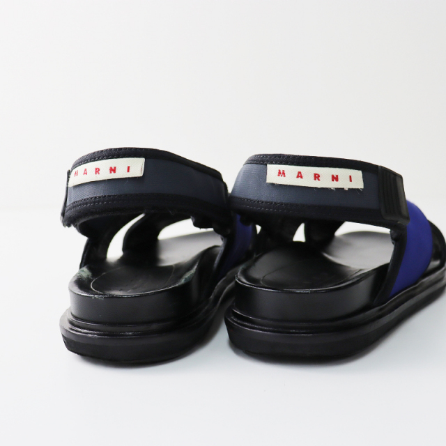 スプリングセール】マルニ MARNI フスベット クリスクロスサンダル 37  