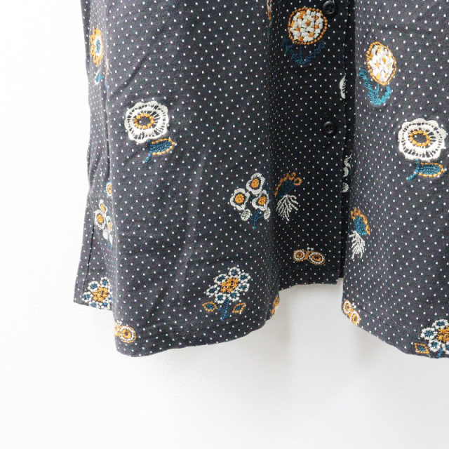 期間限定価格】マーブルシュッド marble SUD EMB Tenten Flower 刺繍 V 