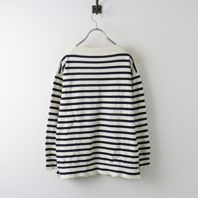 LE TRICOTEUR. ガンジーセーター ボーダー 38 ウィンターセール】ルトリコチュール Le Tricoteur ボーダーガンジー