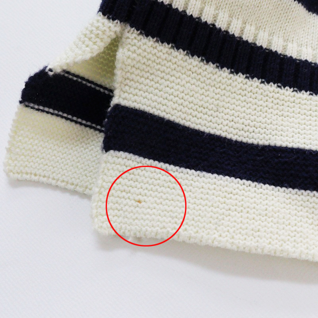 ウィンターセール】ルトリコチュール Le Tricoteur ボーダーガンジー