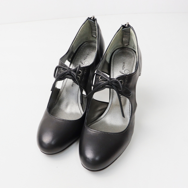 スプリングセール】美品 銀座かねまつ GINZA Kanematsu レースアップ  