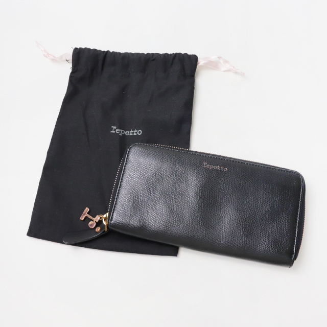 スプリングセール】レペット repetto ラウンドジップ ロングウォレット