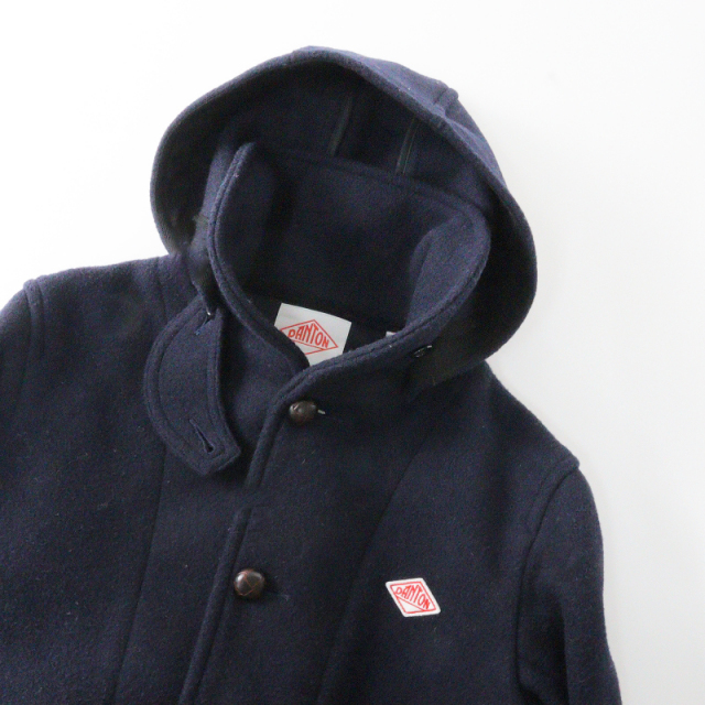 極美品✨ danton 著 ウールモッサ ロング コート ステンカラー グリーン