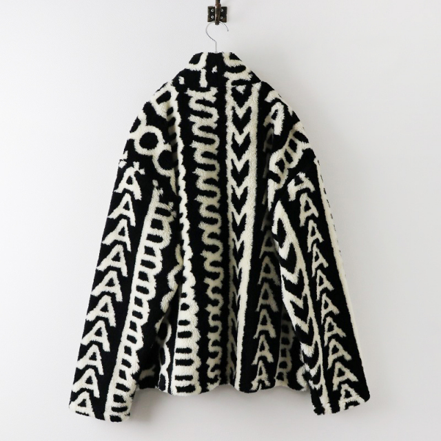 マークジェイコブス MARC JACOBS モノグラムフリースジャケット XL 