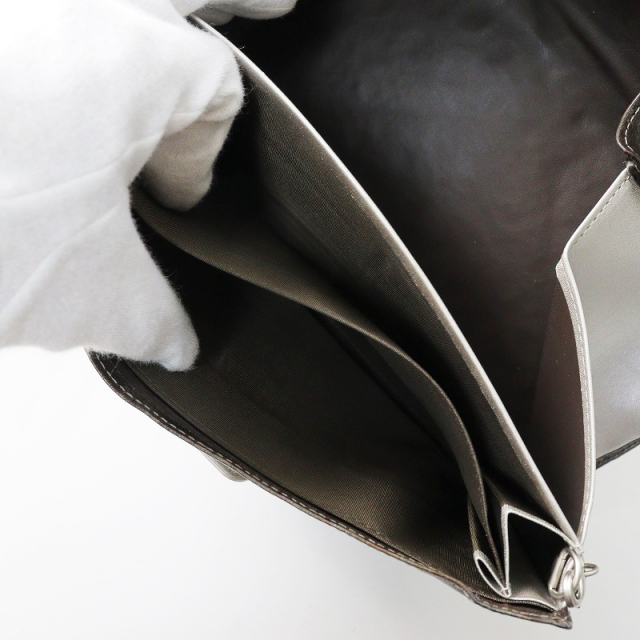 スプリングセール】美品 ヒロコハヤシ HIROKO HAYASHI レザー クラッチ  