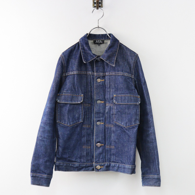 a.p.c デニムワークジャケット インディゴ xs 定番 アーペーセー 