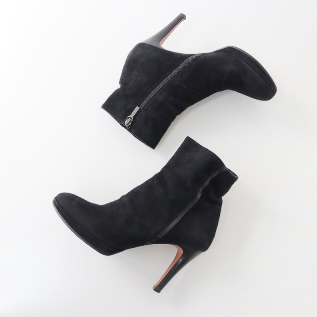 ジルスチュアート JILL STUART スエードショートブーツ 23.5cm 