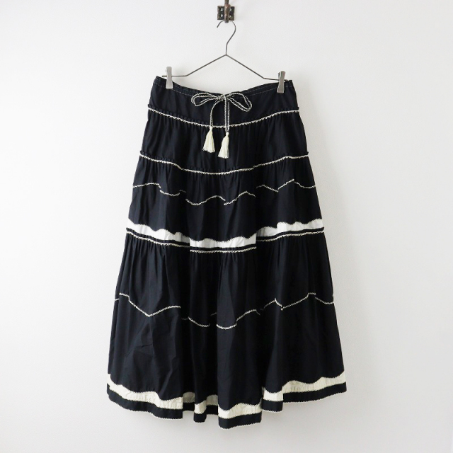 希少 カネコイサオ KANEKO ISAO タッセルリボン 切替ティアード  