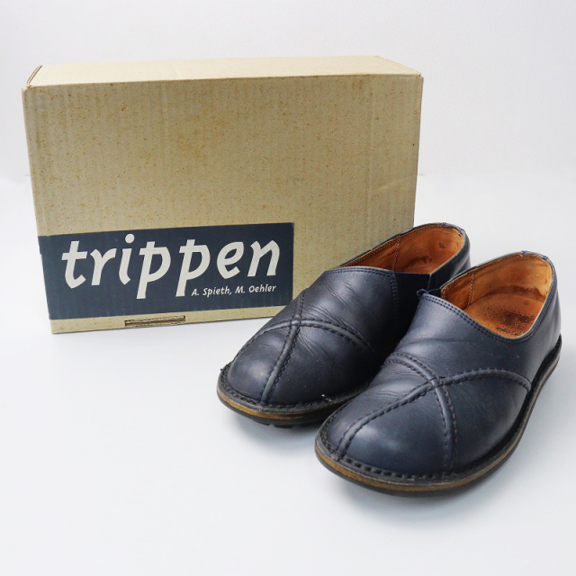 trippen / トリッペン | Lazy レザー サイドゴア スリッポン シューズ 