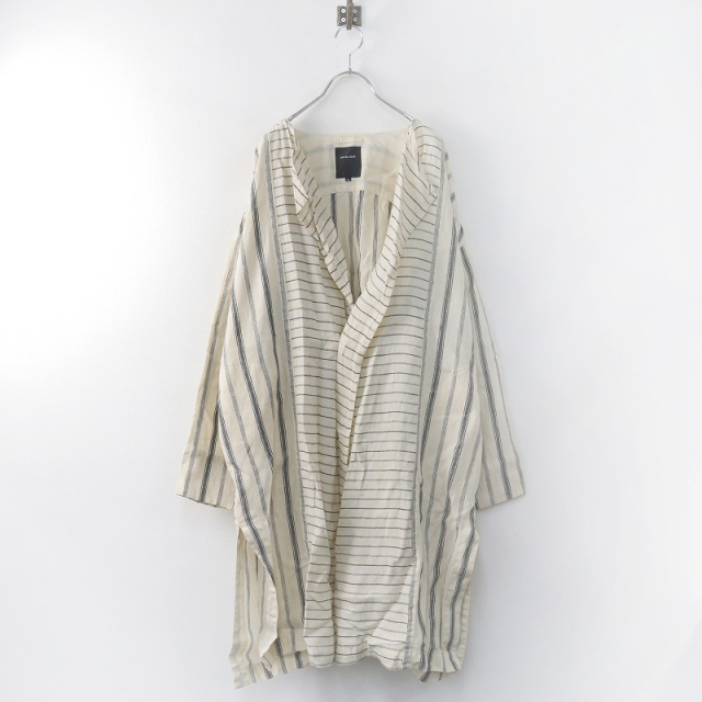 スプリングセール】パドカレ pas de calais リネン先染めストライプ  