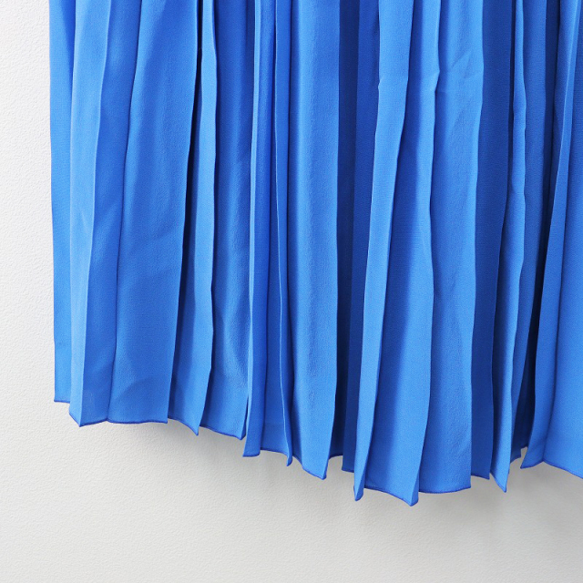 スプリングセール】美品 定価7.7万 ドゥロワー Drawer シルクプリーツ  