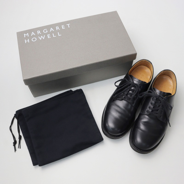 マーガレットハウエル MARGARET HOWELL レザー レースアップ シューズ 