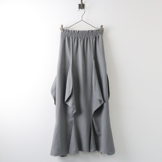 美品 エンフォルド ENFOLD 手洗い可能 WAVE SKIRT ウェーブスカート 36 
