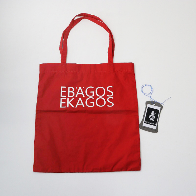 美品 2023SS エバゴス ebagos コットン 高密度サテン テーマトート  