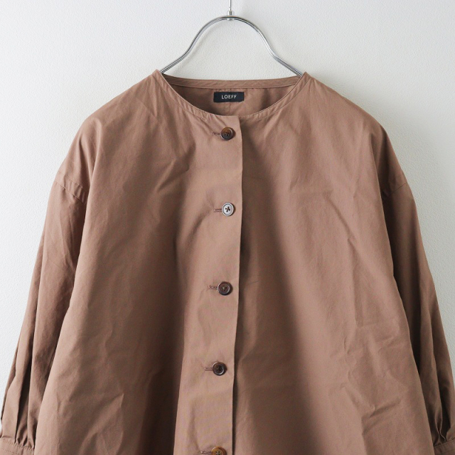 2024超人気 定価2.9万 スプリングセール】美品 ロエフ コットン LOEFF シャツ+ブラウス(長袖+七分)