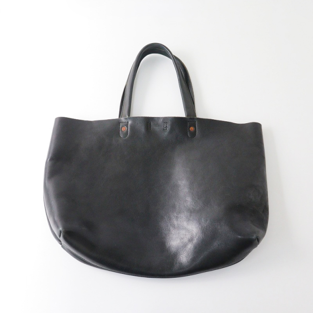 SLOW x BEAMS 栃木レザー 黒トートバッグ 保存袋付き SLOW トート