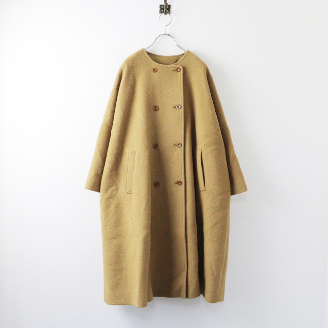 nest Robe ネストローブ ウール コート ノーカラー 日本製 X1572 かわゆい