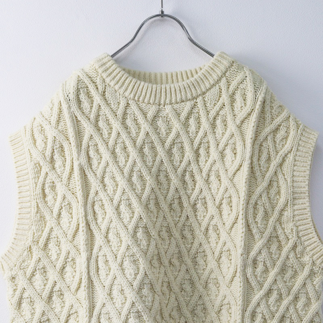 スプリングセール】オーラリー AURALEE HARD TWIST MERINO ARAN KNIT 