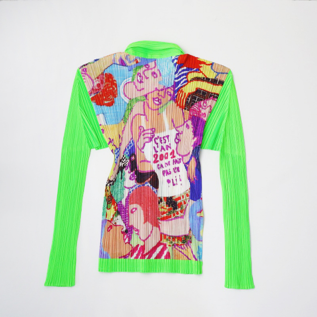 レア商品】PLEATS PLEATS 絵具柄カットソー 