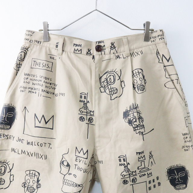 ジュンヤワタナベ コムデギャルソン 2023SS バスキアショートパンツ