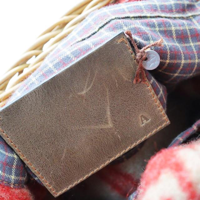 期間限定価格】希少 レア エバゴス ebagos ファー レザーハンドル かご  