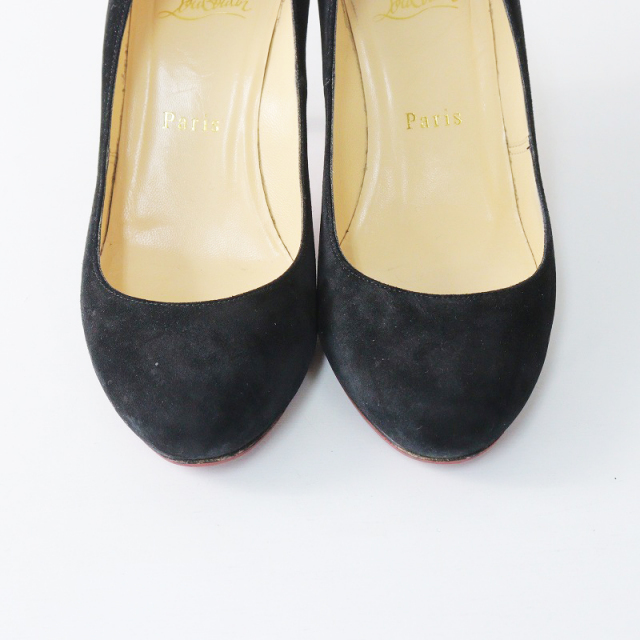 クリスチャンルブタン Christian Louboutin プレーントゥ スエード  